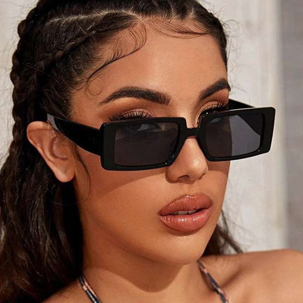 Rectangle Frame Sunglasses - Picture 3 of 3